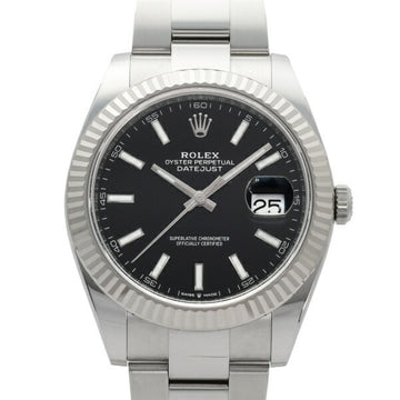 ROLEX Datejust 41 126334 Black Dial Watch Men's