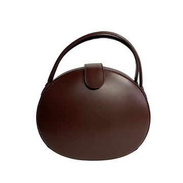 LOEWE Anagram Logo Calf Leather Genuine Mini Handbag Vanity Bag Bordeaux 25831]