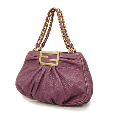 FENDIAuth  Tote Bag Women's Leather Tote Bag Purple