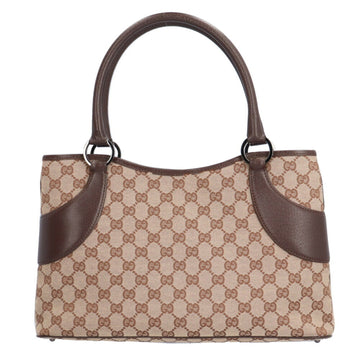 GUCCI GG Campus Tote Bag Canvas Beige Ladies