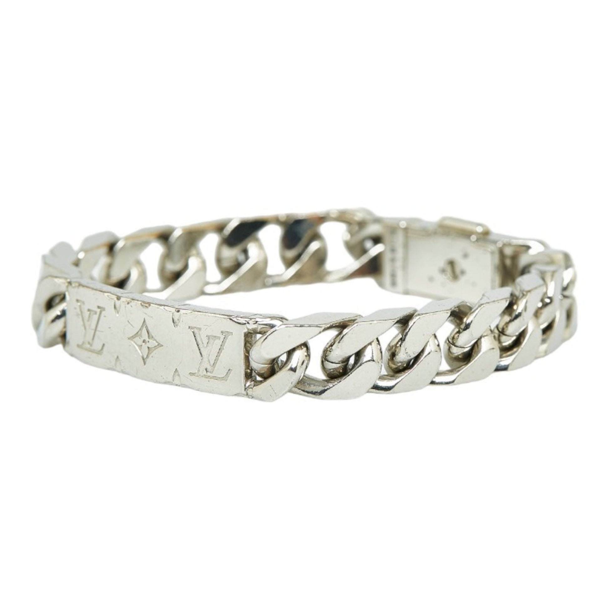 Louis Vuitton Monogram Chain Bracelet M00269 Silvery Metal ref.968147 -  Joli Closet