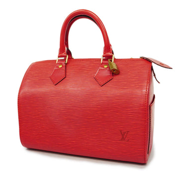 LOUIS VUITTONAuth  Epi Speedy 25 M43017 Women's Handbag Castilian Red