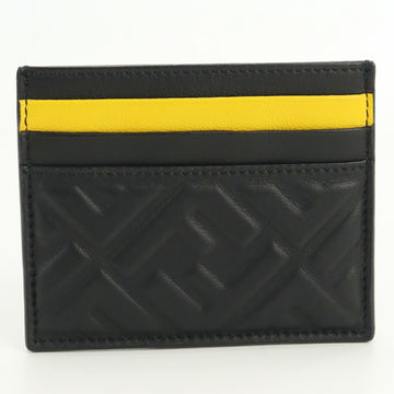 FENDI Card Case 7M0164 A72V Leather Unisex