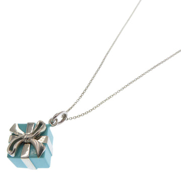 TIFFANY Blue Box Necklace Silver Ladies &Co.