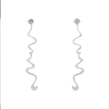 TIFFANY K18WG white gold earrings
