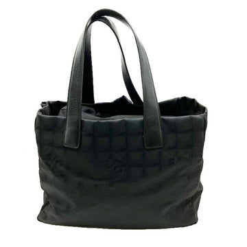 CHANEL new travel line tote bag MM nylon black