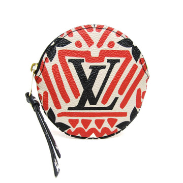 LOUIS VUITTON Portomone Ron LV Crafty M69505 Women's Monogram Coin Purse/coin Case Black,Cream,Red Color