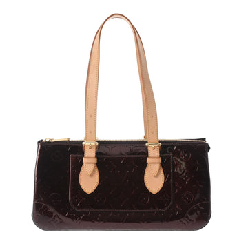 LOUIS VUITTON Vernis Rosewood Avenue Amarant M93510 Women's Monogram Handbag