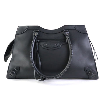 BALENCIAGA Shoulder Bag Neo Classic Leather Black Men's 638531