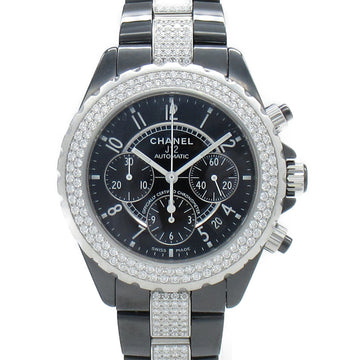 CHANEL J12 Chronograph Wrist Watch watch Wrist Watch H1706 Mechanical Automatic Black ceramic diamond H1706