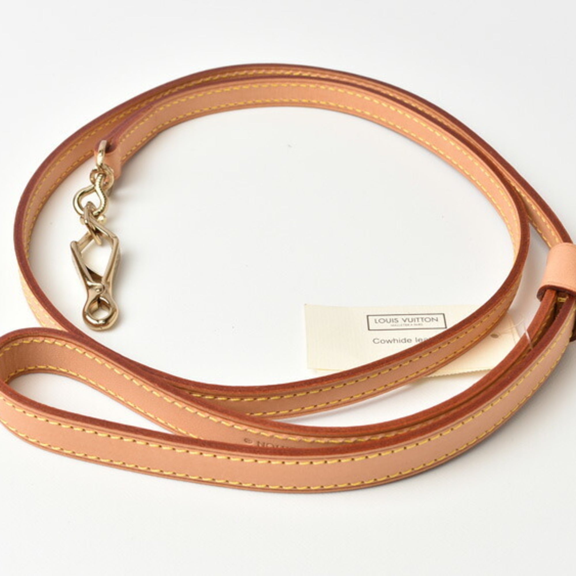 LOUIS VUITTON Pet Supplies Medium Dog Lead Less Baxter MM M58051 Natur