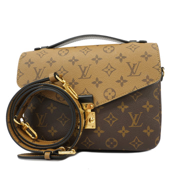 LOUIS VUITTONAuth  Monogram Reverse 2way Bag Pochette Metis MM M44876 Women's