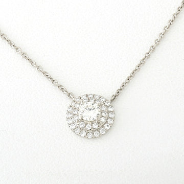 TIFFANY Soleste Diamond Necklace Pt950 44cm