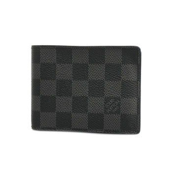 LOUIS VUITTONAuth  Damier Graphite Portofeuil Slender Men's Bill Wallet