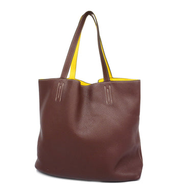 HERMES[3bd4545-g] Auth  Double Sense 45 Y Stamp Women's Taurillon Clemence Leather Tote Bag