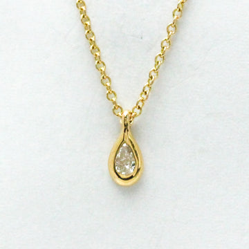 TIFFANY Diamond By The Yard Pear Shape Necklace Yellow Gold [18K] Diamond Men,Women Fashion Pendant Necklace [Gold]