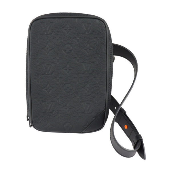 LOUIS VUITTON Louis Vuitton Utility Side Bag Shoulder M53298 Taurillon  Leather Black Orange Body Pouch | eLADY Globazone