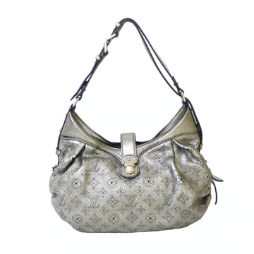 LOUIS VUITTON Shoulder Bag Mahina XS M95718 Silver Argen Metallic Ladies