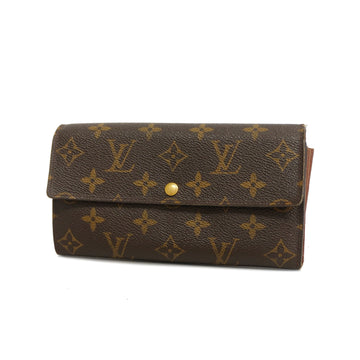 LOUIS VUITTONAuth  Monogram Porto Mone Credit M61726 Unisex Long wallet