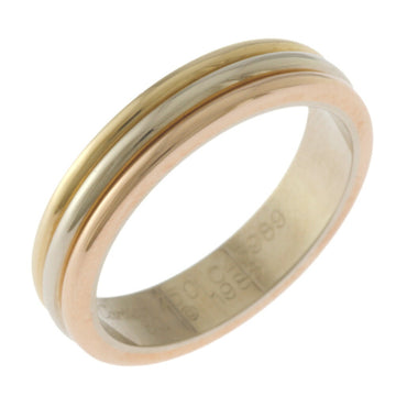 CARTIER Trinity Wedding Ring No. 10 18K Yellow Gold Women's