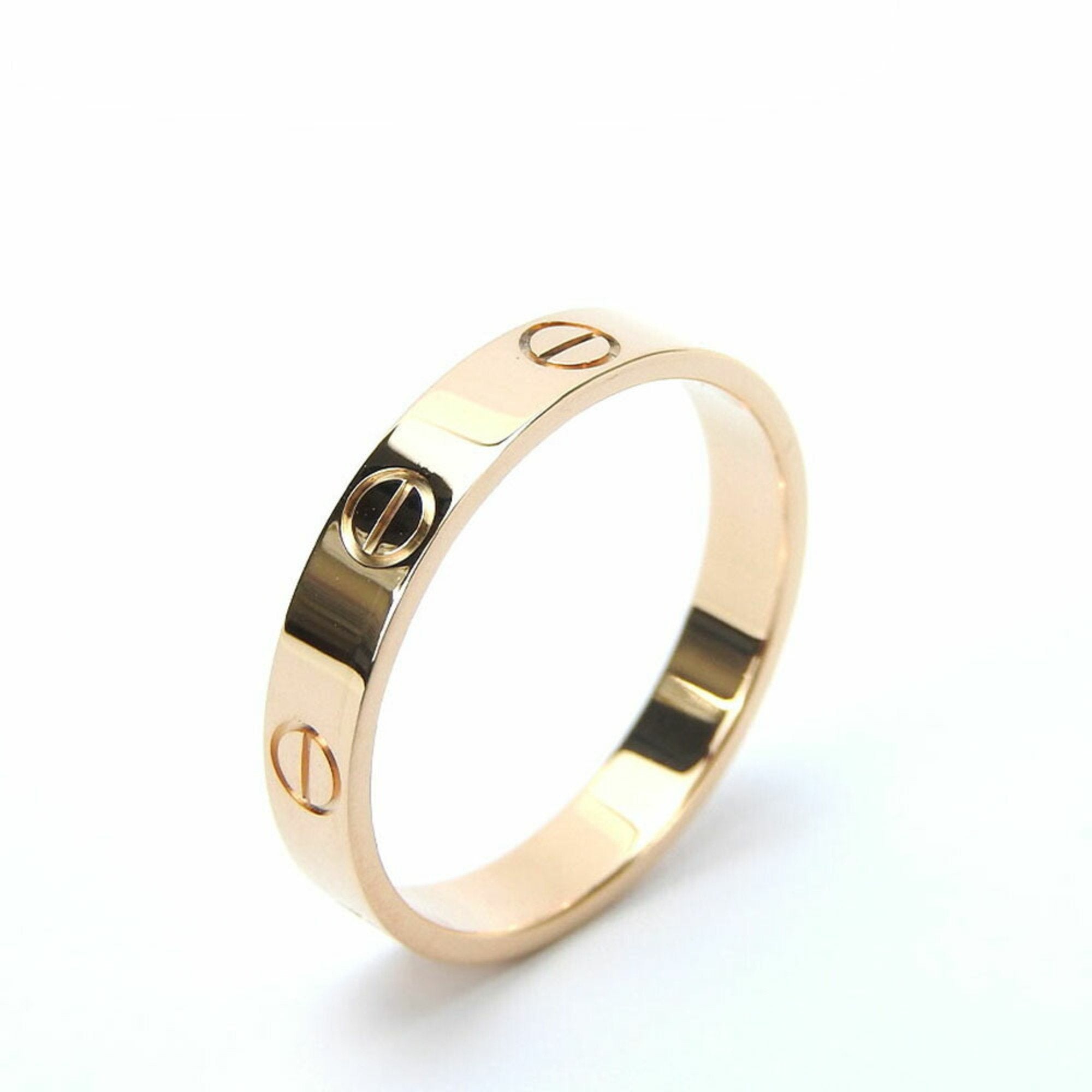 CARTIER Ring Love No. 56 Au750 PG Pink Gold Approx. 3.4g Accessories W