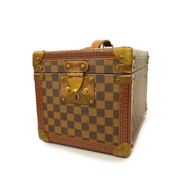 LOUIS VUITTON Attache Case Damier Boite Flacon N21828 Brown Men's Women's