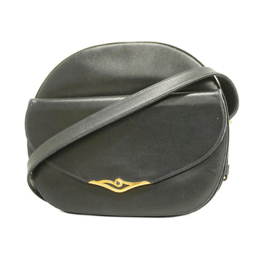 CARTIERAuth  Sapphire Women's Leather Shoulder Bag Dark Navy