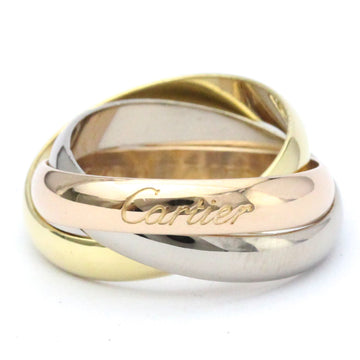 CARTIER Trinity Pink Gold [18K],White Gold [18K],Yellow Gold [18K] Fashion No Stone Band Ring Gold