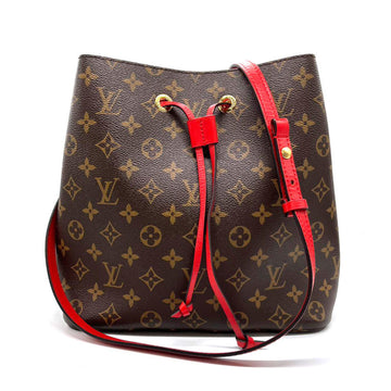 LOUIS VUITTON Shoulder Bag Monogram Neo Noe Canvas Coquelicot Women's M44021