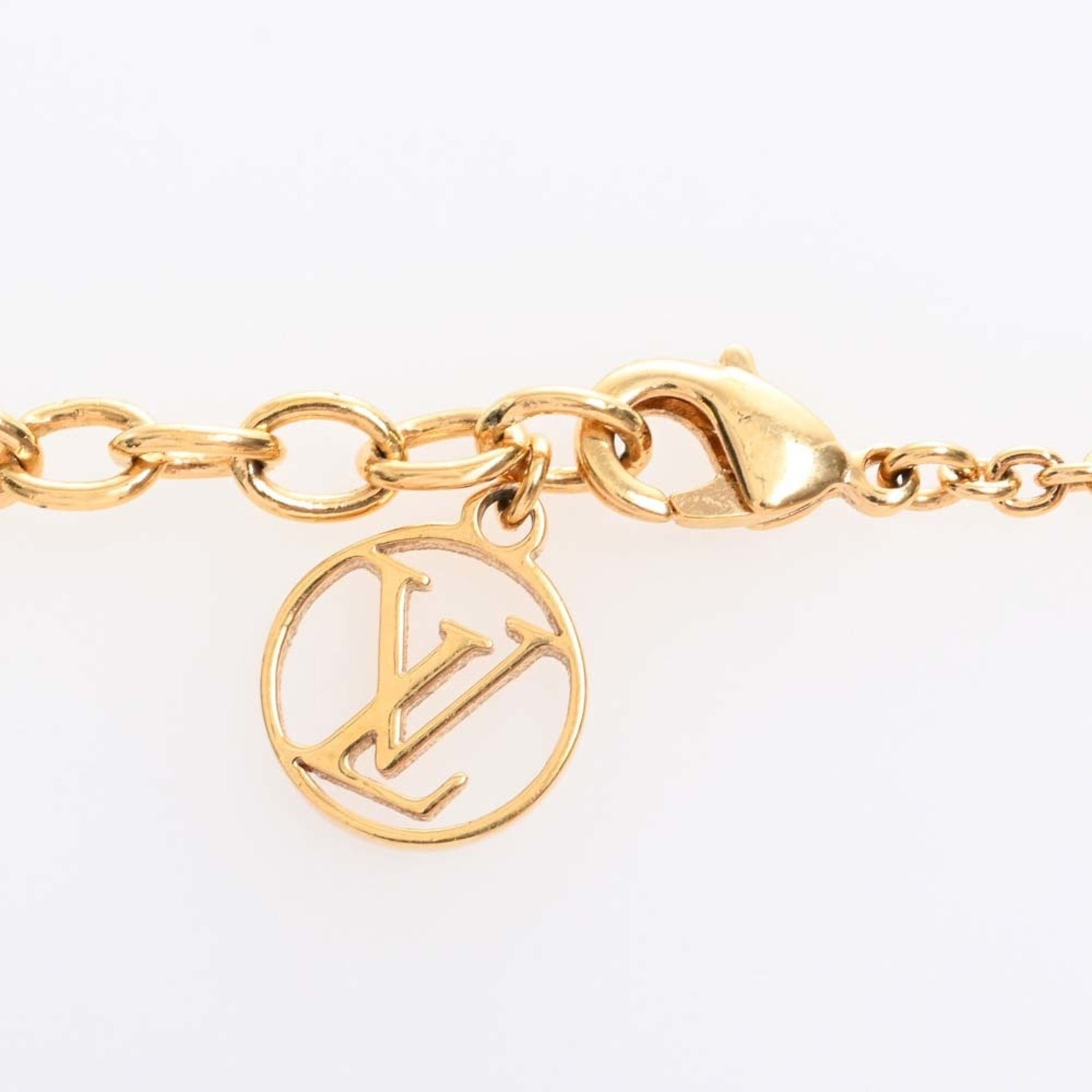 Louis Vuitton, Jewelry, Louis Vuitton Rhinestone Collier Lv Iconic  Necklace M0596 Gold Ladies