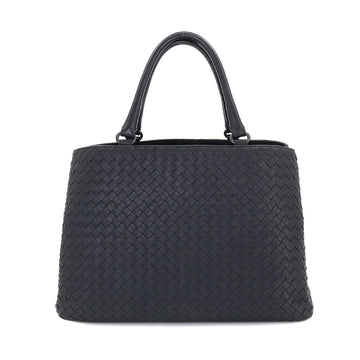 BOTTEGA VENETA Intrecciato Tote Bag Leather Black 223377 V0016