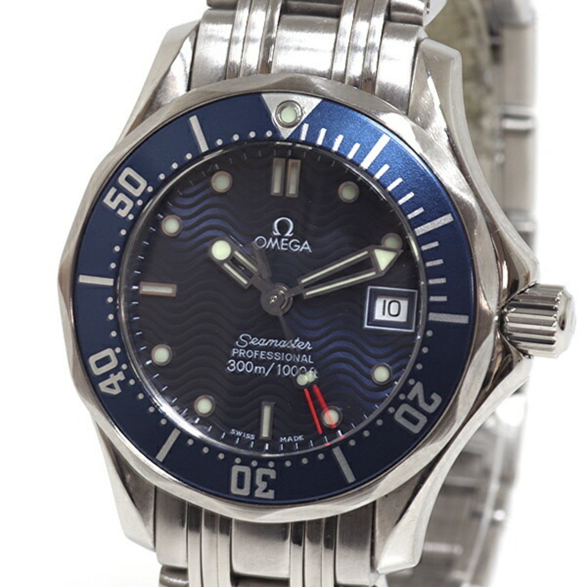 OMEGA Women's Watch Seamaster Professional 300m 2583.80 Blue Dial Quar