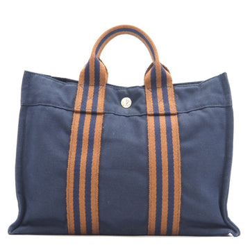 HERMES Fool to PM handbag navy ladies