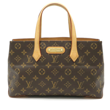 Louis Vuitton Monogram Wilshire PM Tote Bag Handbag M45643