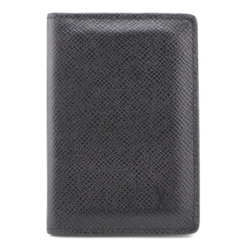 LOUIS VUITTON/ M30537 Organizer de Poche Taiga Card Case Black Men's