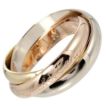 CARTIER Trinity No. 12 Ring 8.7g K18 Gold YG PG WG