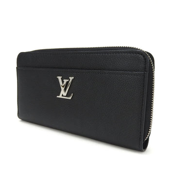 LOUIS VUITTON Round Long Wallet Zippy Lockme M62622 Noir Leather Accessories Ladies LV  Zip Around noir