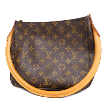 LOUIS VUITTON Shoulder Bag Monogram Looping MM M51146 Brown Ladies