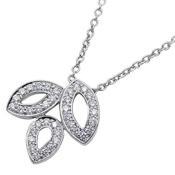 Harry Winston necklace Lady's diamond PT950 platinum lily cluster mini