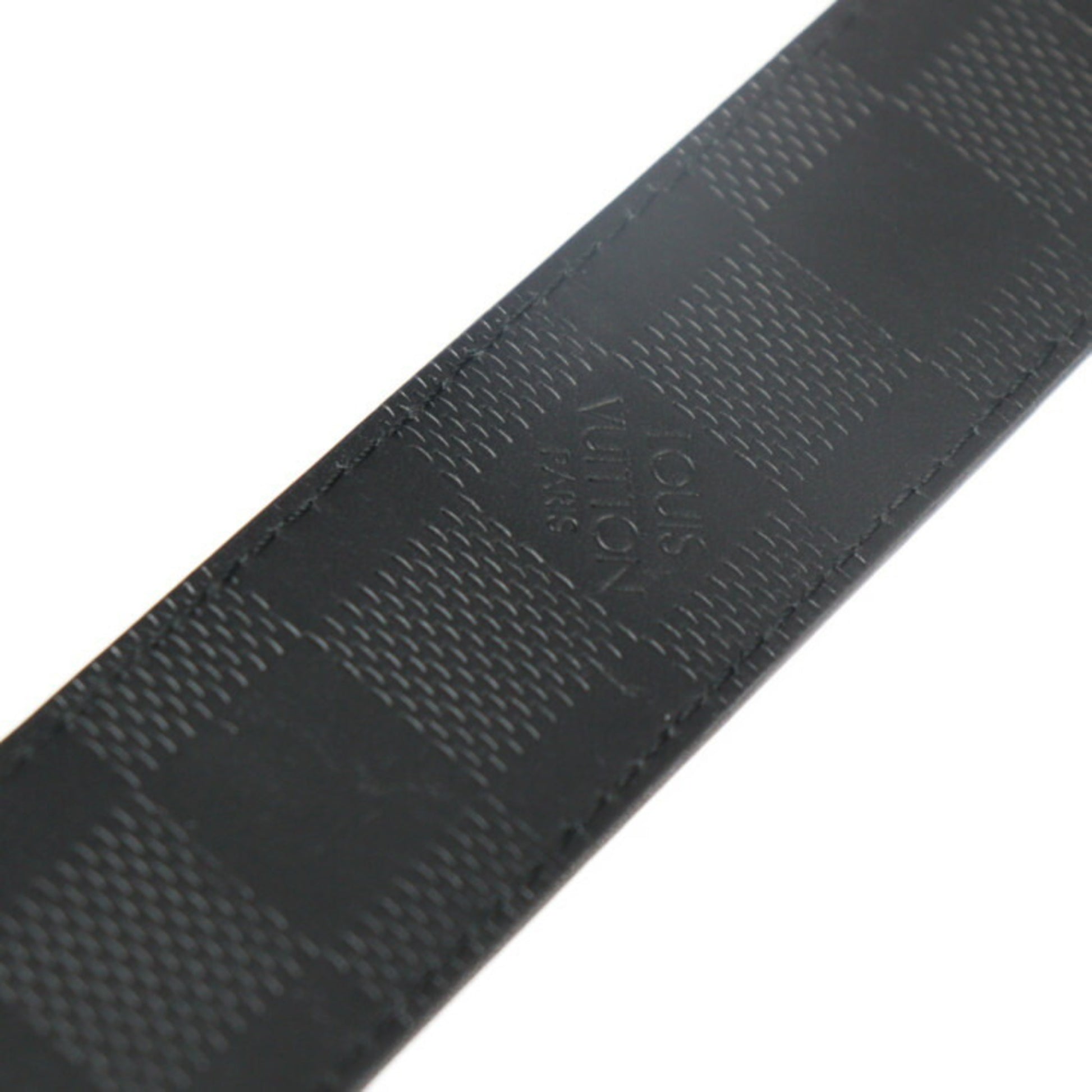 Louis Vuitton M9906 Black Slender Reversible Belt Size 95/38 DOLRXDE  14402000532