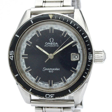 OMEGAVintage  Seamaster 60 Big Crown Steel Automatic Mens Watch 166.062 BF560126