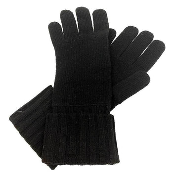 HERMES gloves glove TU size cashmere 100% black Margiela period