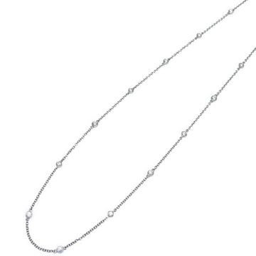TIFFANY by the Yard 20P Diamond Pt950 Necklace Platinum / Accessories 0052 & Co. Ladies