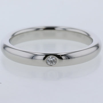 TIFFANY ring stacking band 1P width approx. 2.8mm platinum PT950 diamond 9 ladies &Co.