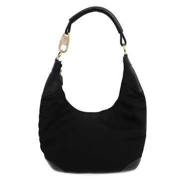 GUCCIAuth  Shoulder Bag 001 4157 Women's Nylon Black