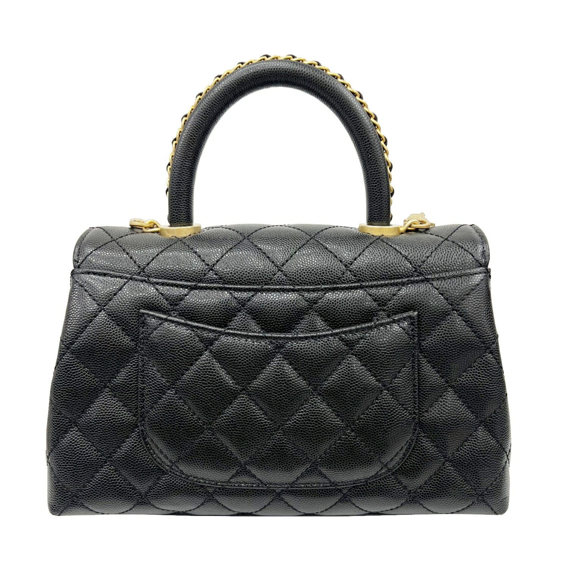 CHANEL-Matelasse-Caviar-Skin-COCO-Handle-2Way-Bag-Blue-A92990 –  dct-ep_vintage luxury Store