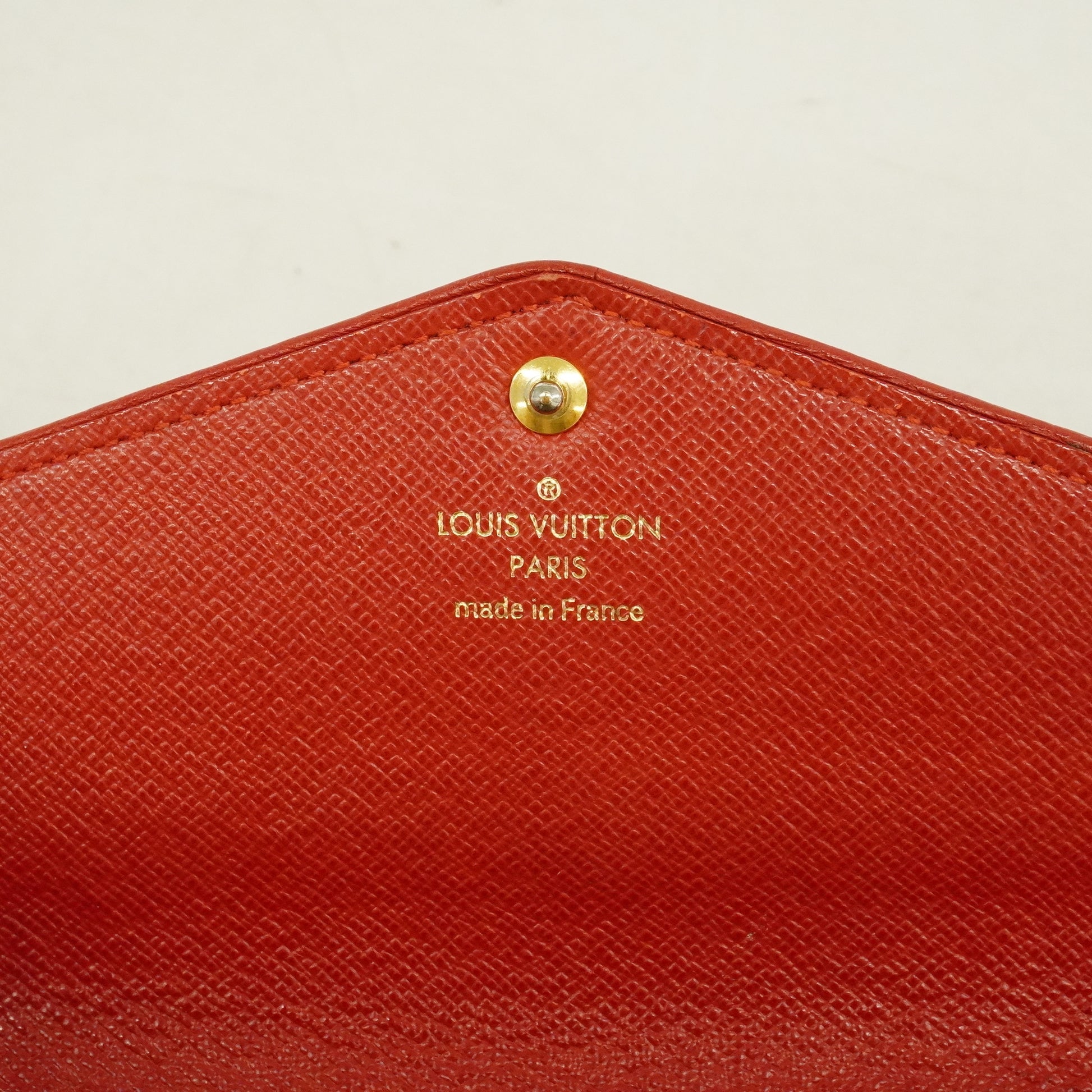 Louis Vuitton Wallet Portefeuille Sarah Retiro M61184 Cerise