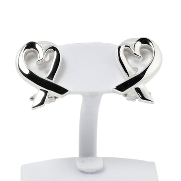TIFFANY&Co. Loving Heart Earrings Silver 925 Approx. 4g