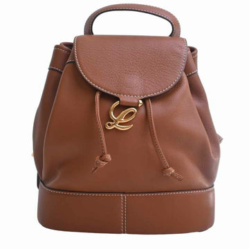 LOEWE leather rucksack backpack - brown