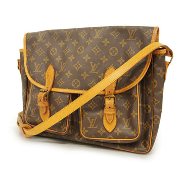 LOUIS VUITTON Shoulder Bag Monogram Sac Basas Japon M99013 Brown Ladies